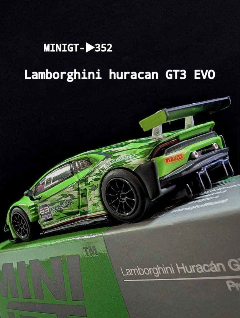 ミニカー MINIGT 1/64 Lamborghini Huracan GT3 EVO