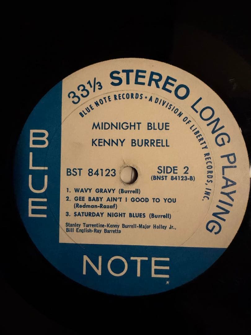 洋楽 US RVG Kenny Burrell / Midnight Blue