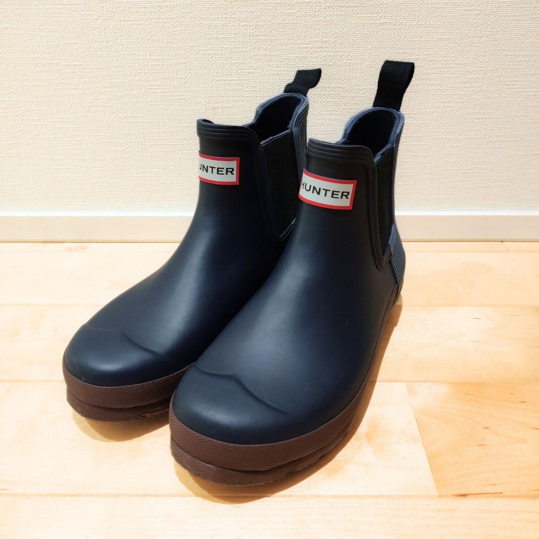 美品 HUNTER ハンター チェルシー 長靴 レインブーツ サイドゴアブーツ