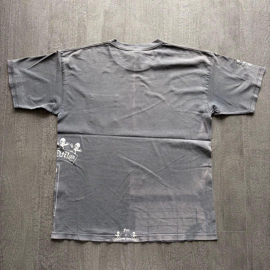 90s オールド　クロムハーツ Foti Tシャツ　フェード