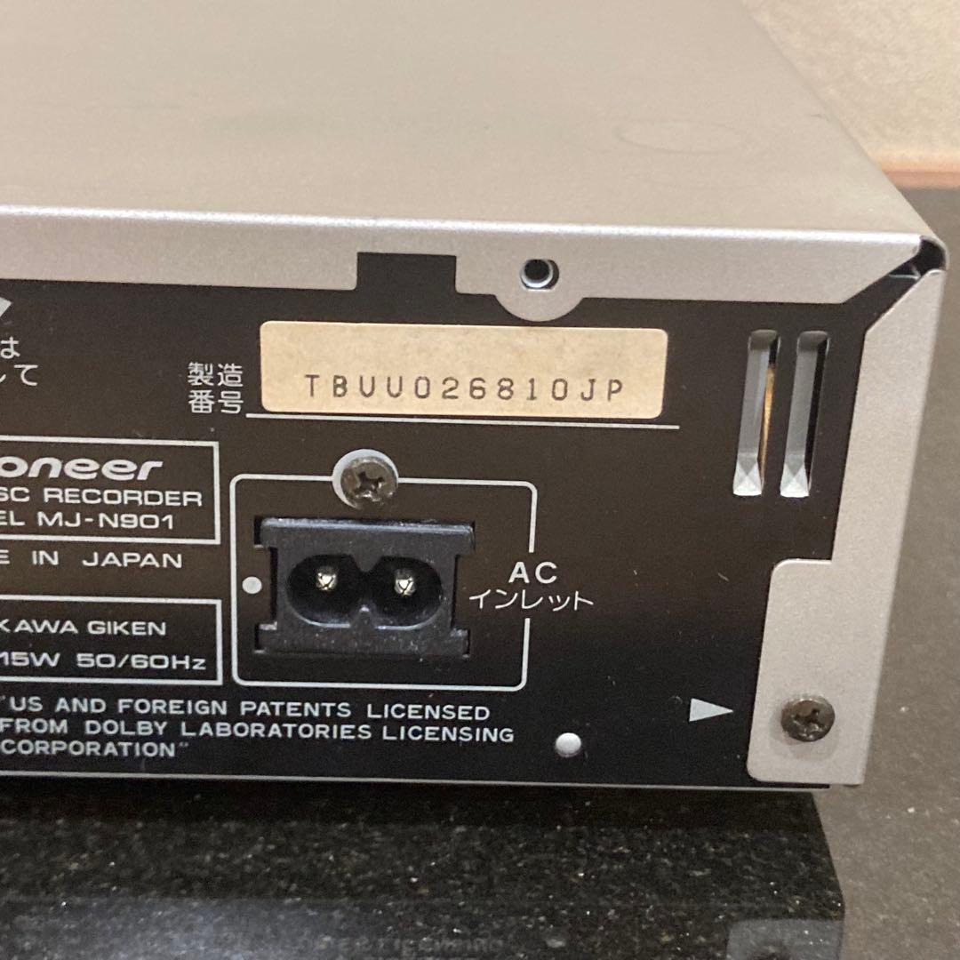 Pioneer MJ-N901 パイオニア　MDプレイヤー　送料込み　匿名配送