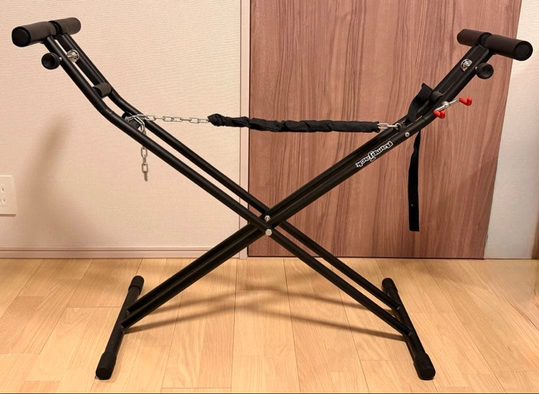 スノーボード ワックススタンド 折りたたみ式 メンテナンス台 ブラック