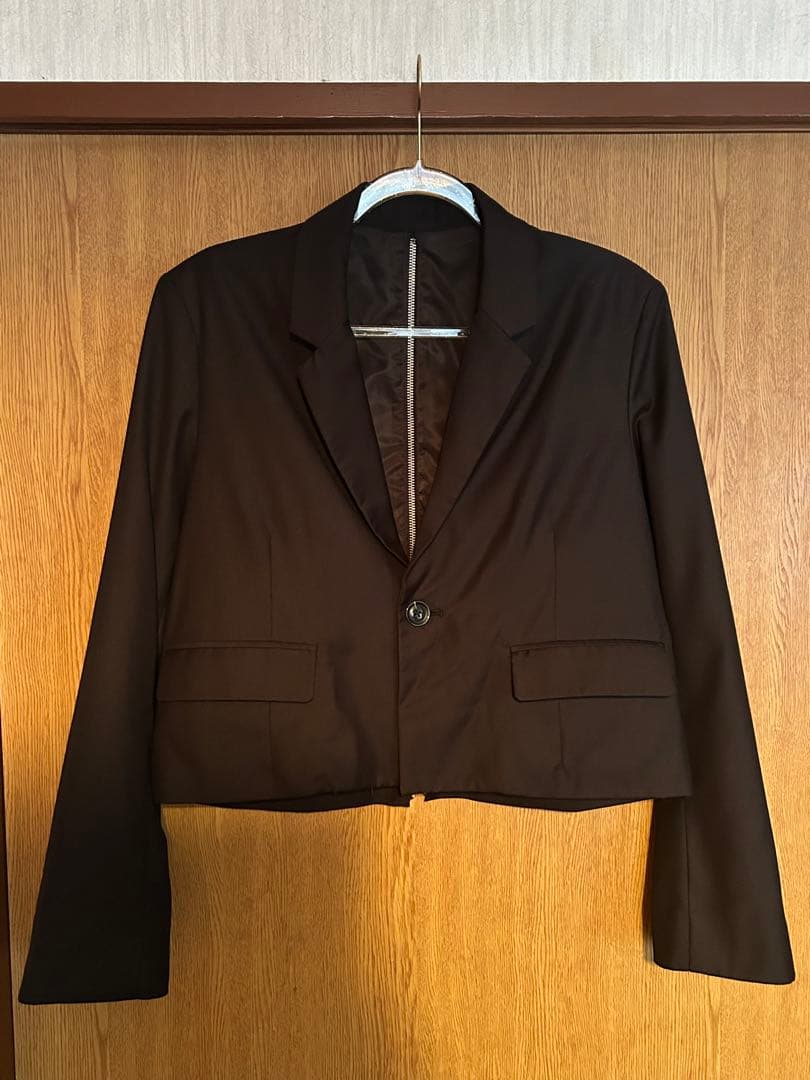CIVARIZE シヴァーライズ ショート丈テーラードジャケット BLACK