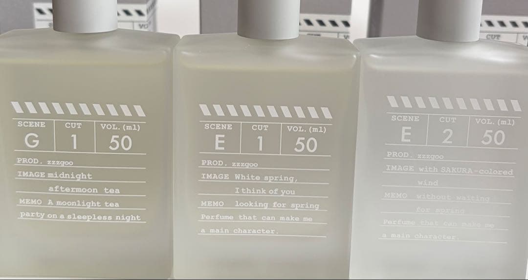 zzzgoo G1 E1 E2香水 50ml ユニセックス