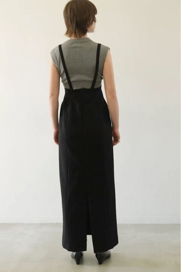 スカート CLANE SUSPENDER HIGH WAIST SKIRT