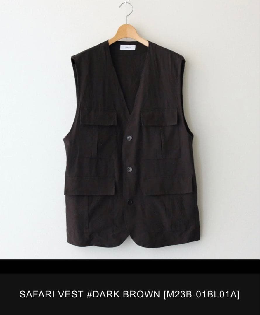 n*8様 marka SAFARI VEST SUPER120s WOOL