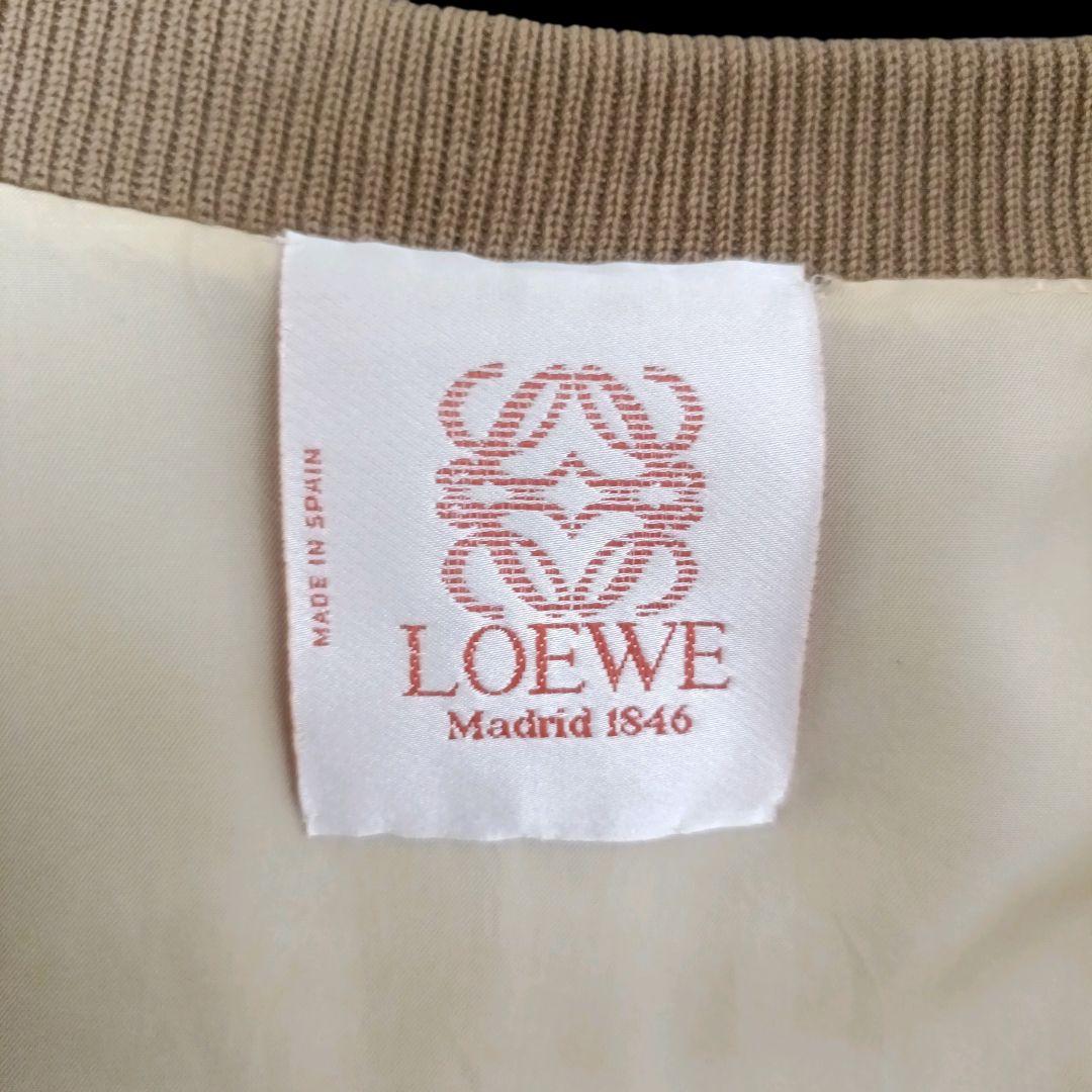 ✨LOEWE ヤギ革 スエード MA-1 パフスリーブ フライトジャケット
