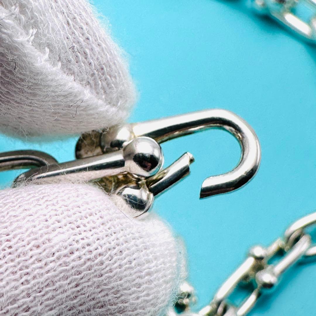 Tiffany ハードウェア　グラジュエイテッド　リンク　ネックレス　Ag925