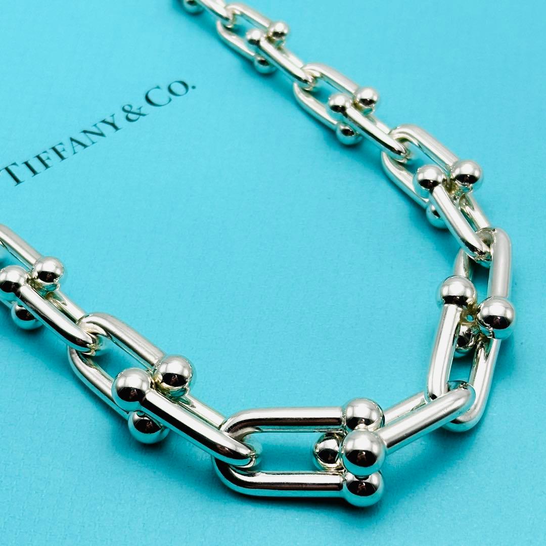 Tiffany ハードウェア　グラジュエイテッド　リンク　ネックレス　Ag925
