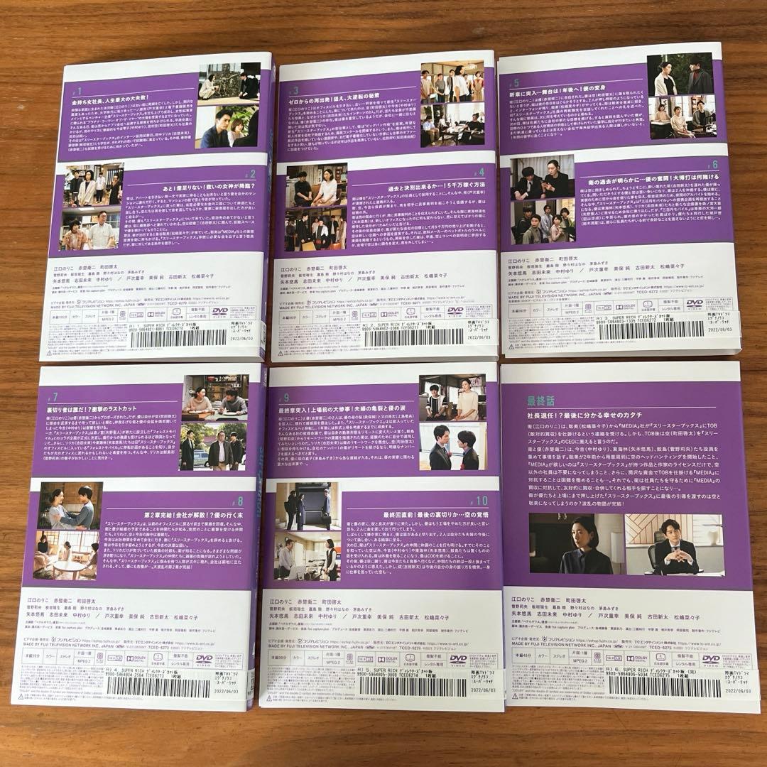 SUPER RICH スーパーリッチ　ディレクターズカット版 DVD 全6巻