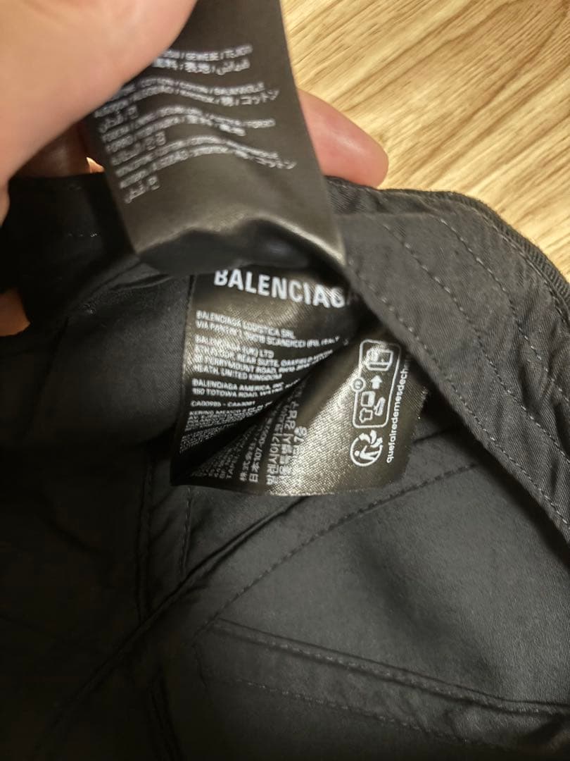 balenciaga 3B STENCIL キャップ バレンシアガ ブラック　L