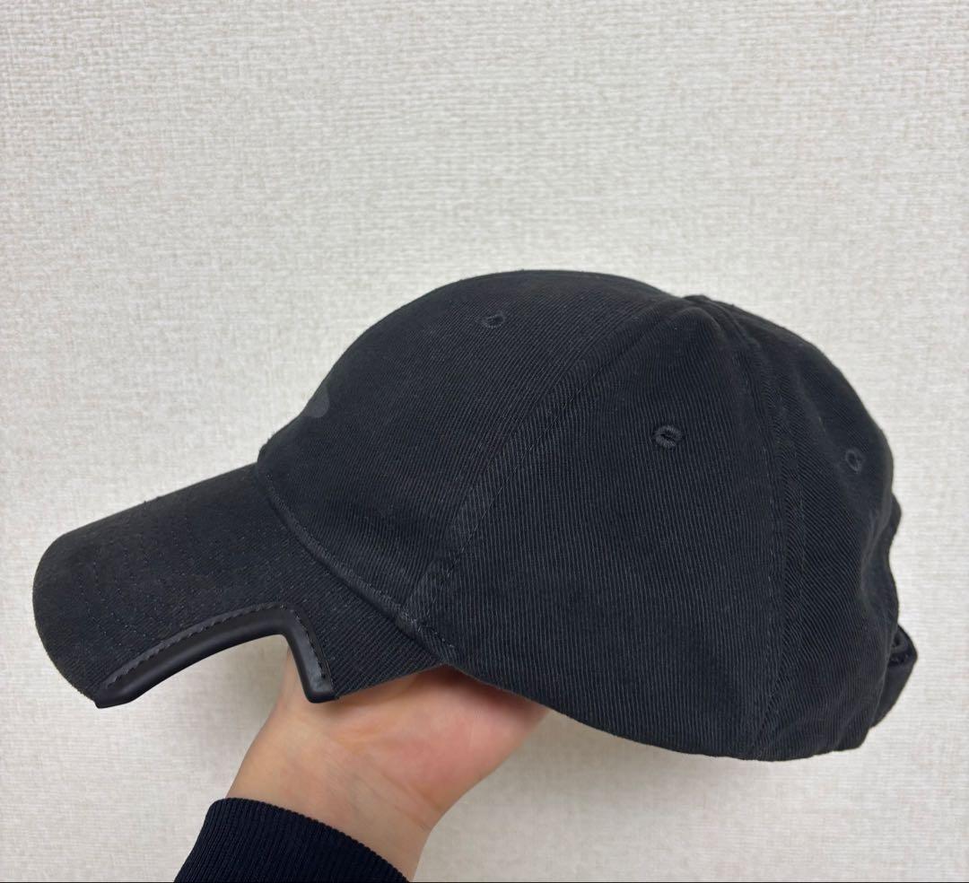 balenciaga 3B STENCIL キャップ バレンシアガ ブラック　L