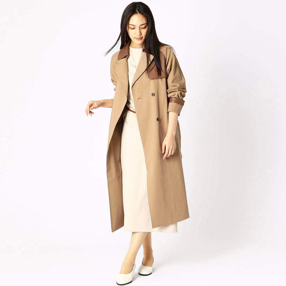 美品✨ K.T キヨコタカセ 定価7万 デザイントレンチコート 9 M
