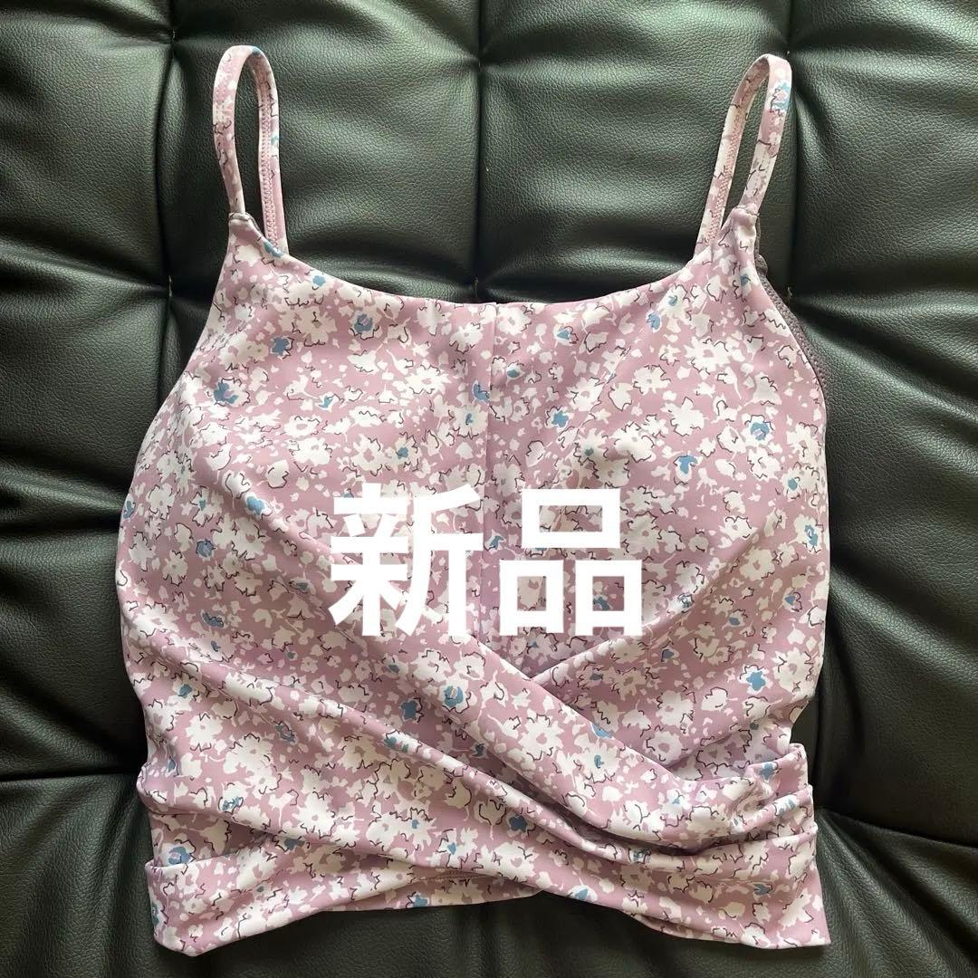 新品スカーラ♡花柄クロスデザインヨガウェア Mサイズ