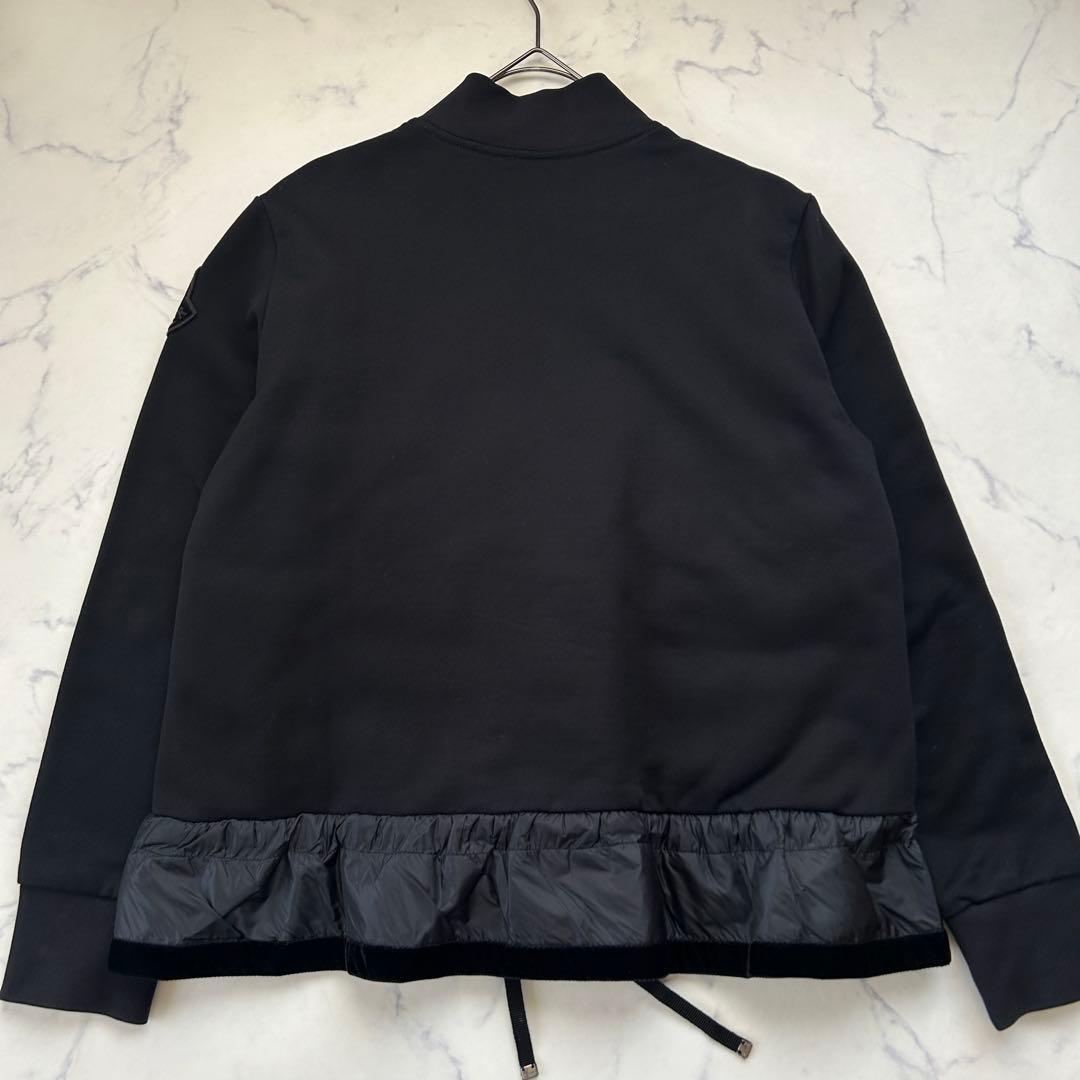 Moncler モンクレール ダウンとスウェットのハイブリッドカーディガン