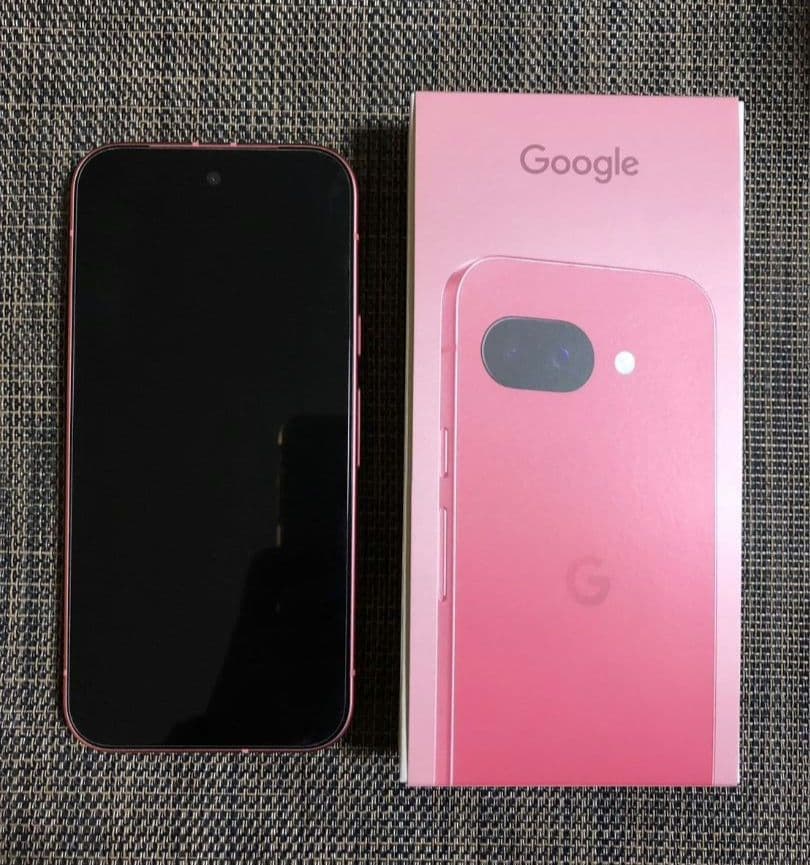 【美品】Google Pixel9a 128GB ピオニー simフリー