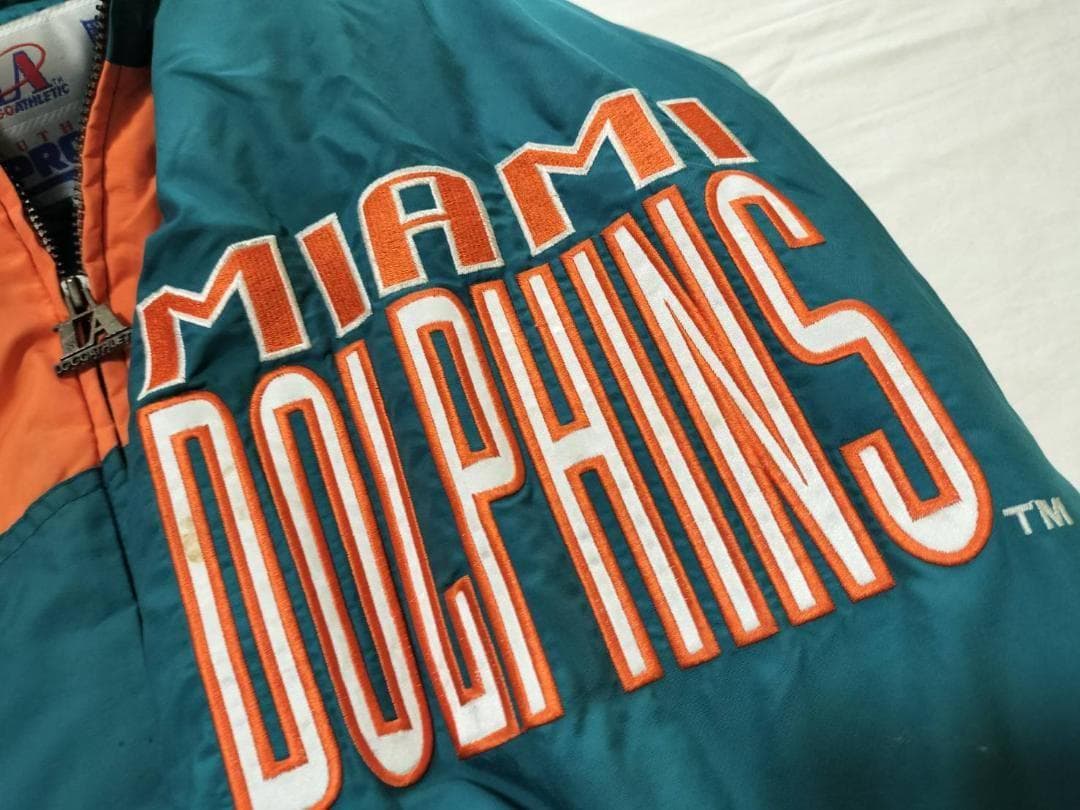 ヴィンテージ90年代 NFL マイアミ・ドルフィンズ 　ジャケット　Ｌ