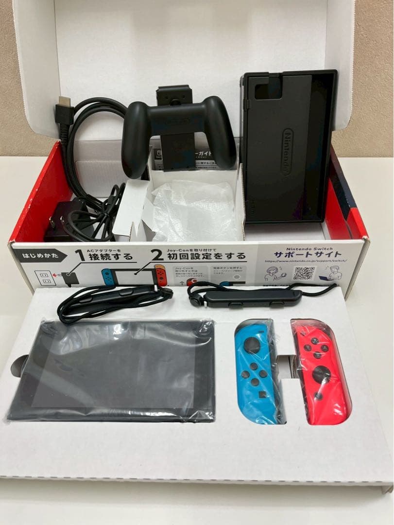Nintendo Switch 本体 箱付き 美品 動作確認済み