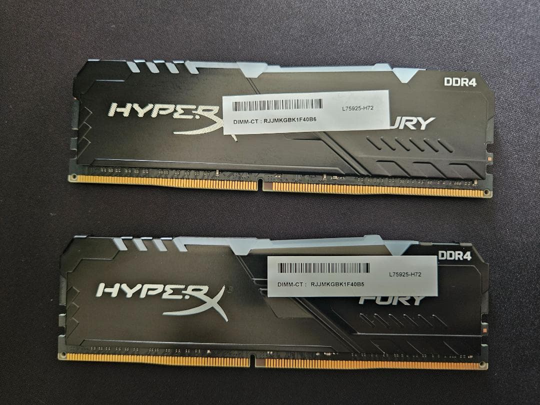 HyperX Fury DDR4 メモリー3200 32GB(16GB×2）