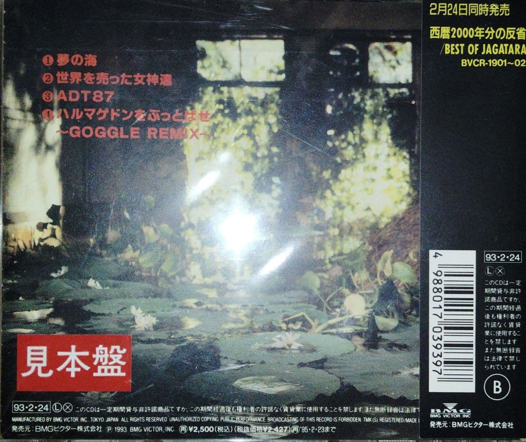 じゃがたら　JAGATARA　ロビンソンの庭　CD　山本政志