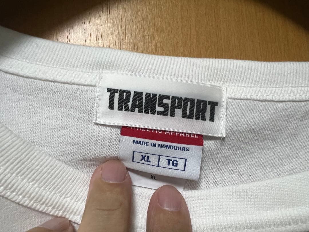 TRANSPORT T-SHIRT XL Championボディ　月桂樹