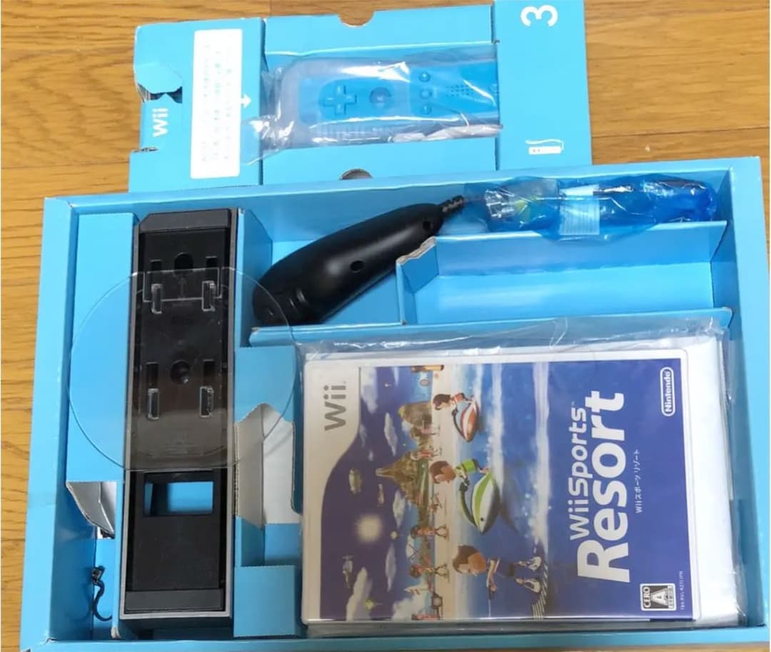 任天堂Wii 本体 黒（Wii Sports  Resort ）※アンテナ紛失
