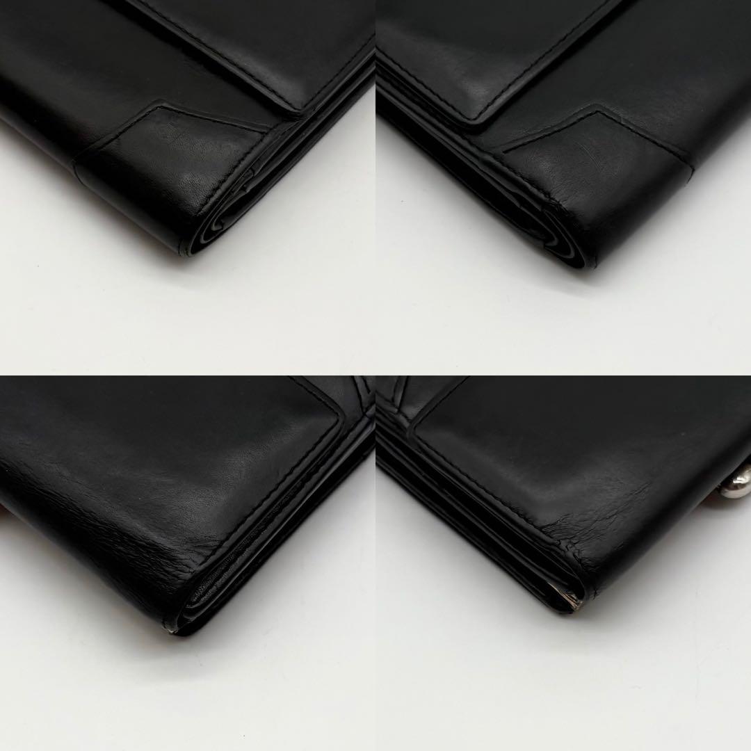 【美品】ヴィヴィアンウエストウッド レザー 三つ折り財布 オーブ 型押し ロゴ