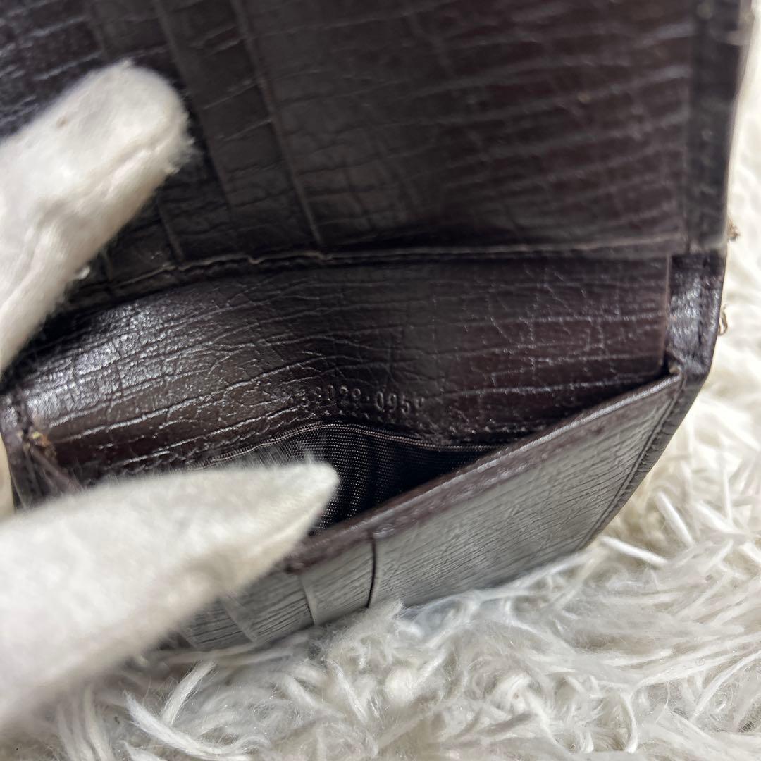 GUCCI シェリーライン　ホースビット　GGキャンバス　二つ折り財布　財布