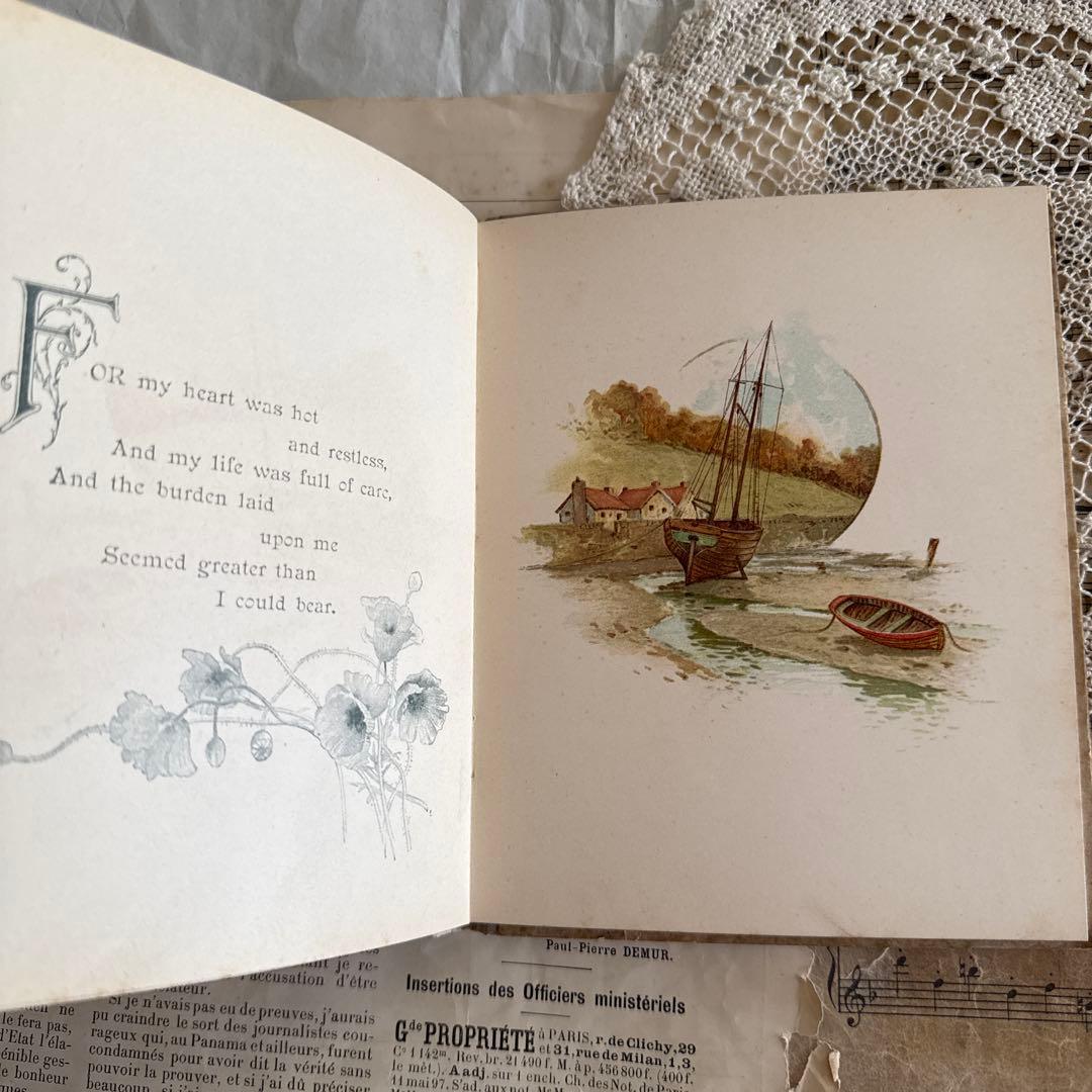 1890年アンティーク美しい画集アーネストニースター洋書ジャンクジャーナル古書