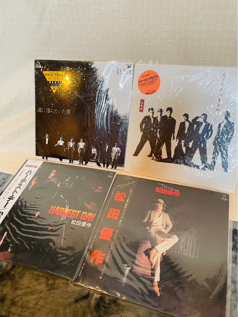 レコード　LP　昭和歌謡　松山千春　松田優作　ほか