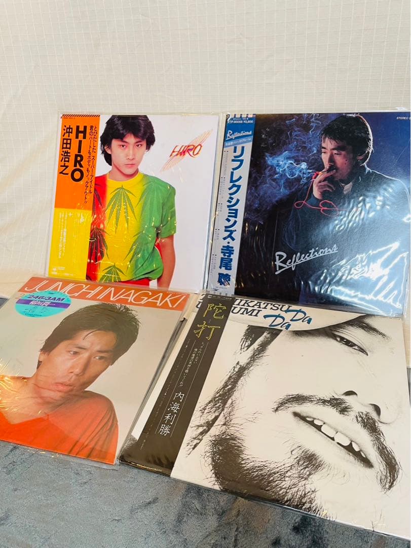 レコード　LP　昭和歌謡　松山千春　松田優作　ほか