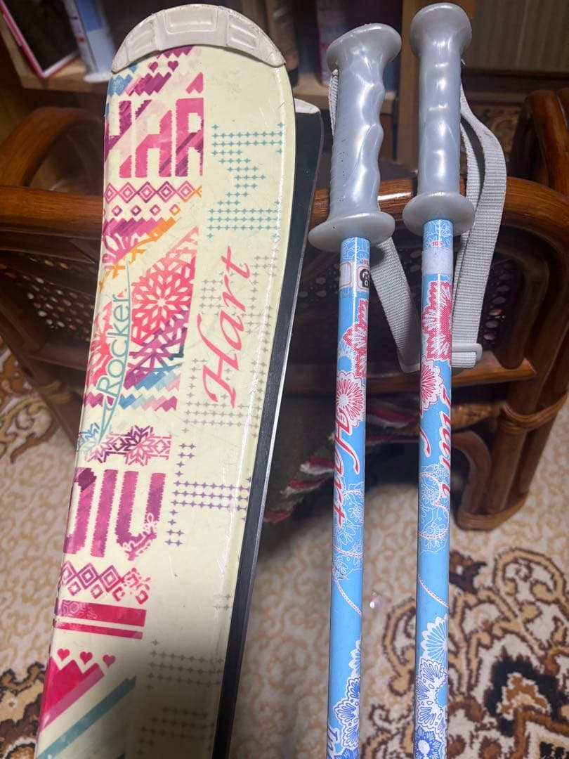 Hart スキー3点セット ★120cm Hart ブーツストック付き