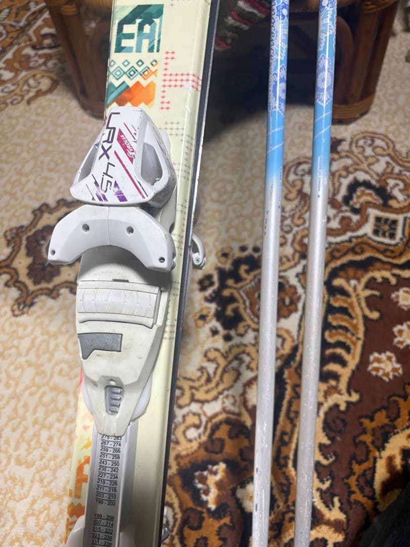 Hart スキー3点セット ★120cm Hart ブーツストック付き