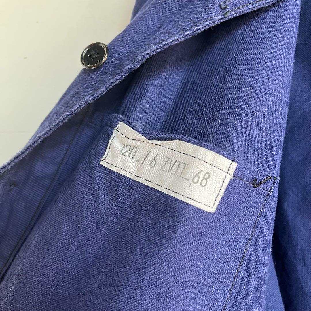 60s フランス軍 カバーオール ワークジャケット ユーロ ヴィンテージ 古着