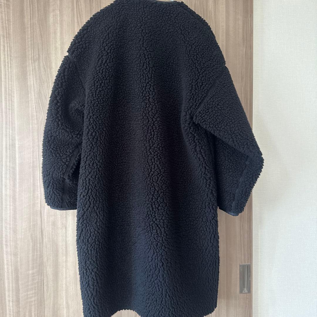 HYKE FAUX SHEARLING COAT size1 ボアコート