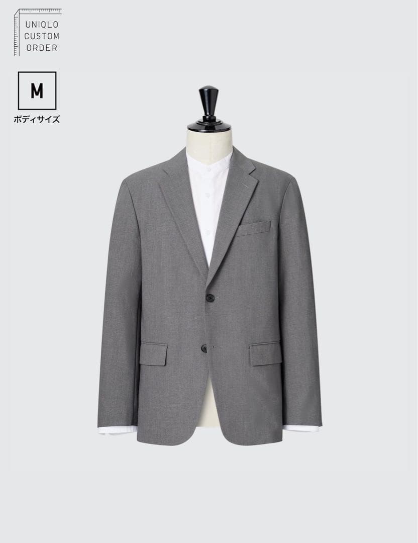 UNIQLO 感動ジャケット　グレー　Mサイズ