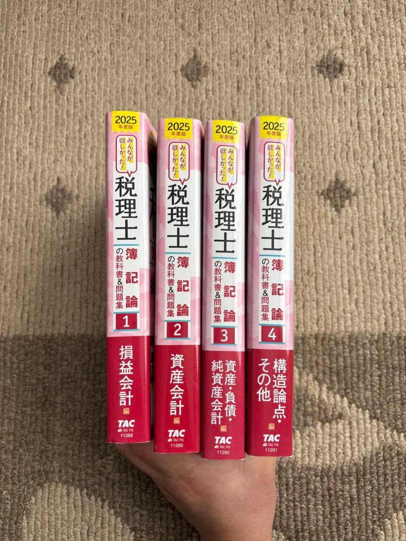 2025年版　みんなが欲しかった税理士簿記論1〜4