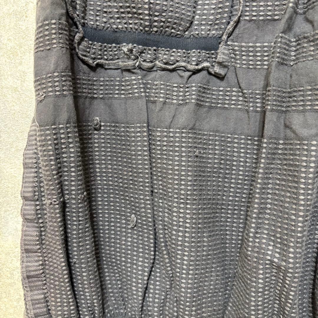 a-poc ISSEY MIYAKE エイポック ギャザー ロングフレアスカート