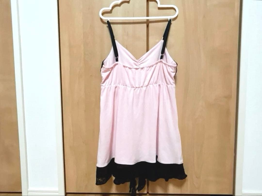 GOLDS♡ビジューバックル付き♡ラッフルフリルレース♡キャミトップス♡PINK