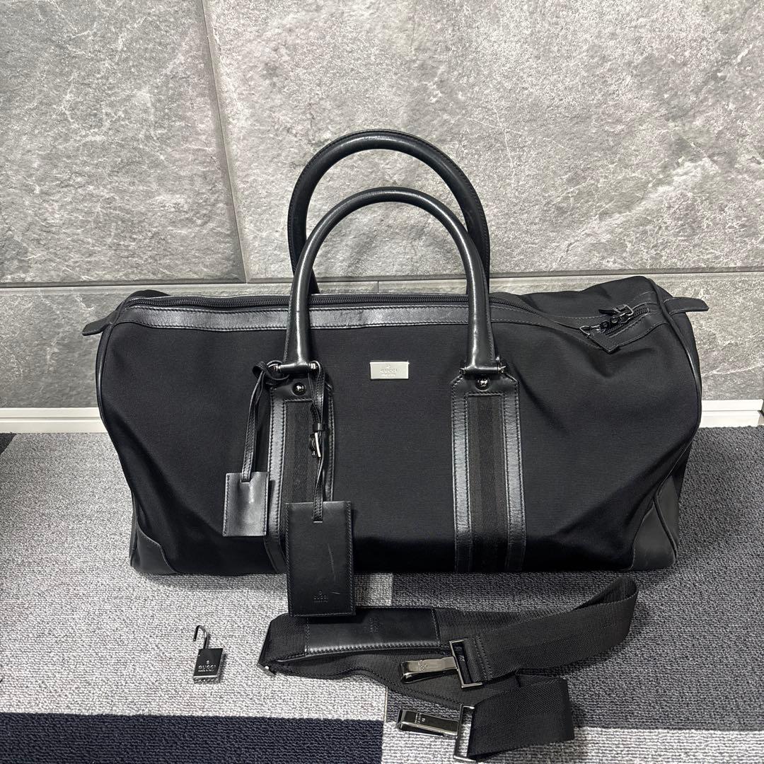 専用　GUCCI 鍵付き　ボストンバッグ