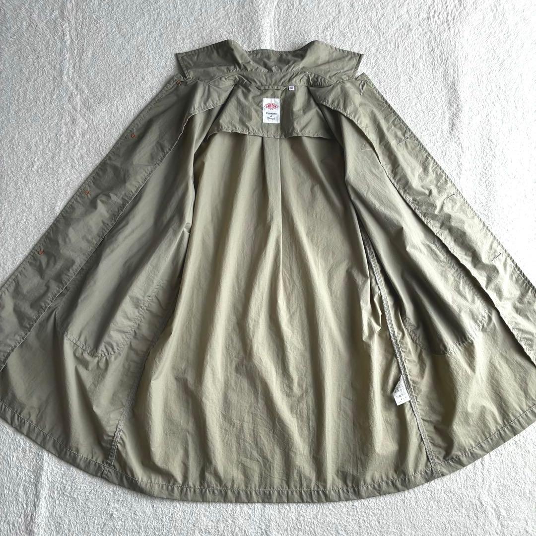 ダントン Bshop 撥水 ナイロンタフタコート 36 ステンカラーコート 春服