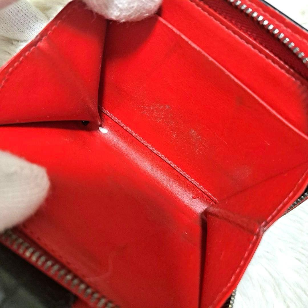 ✨極美品　希少✨ルブタン　二つ折り　パロマ　クロコ　ラバー　ブラック