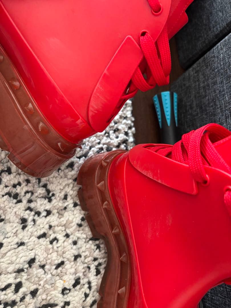 MELISSA + UNDERCOVER SPIKE BOOT 赤