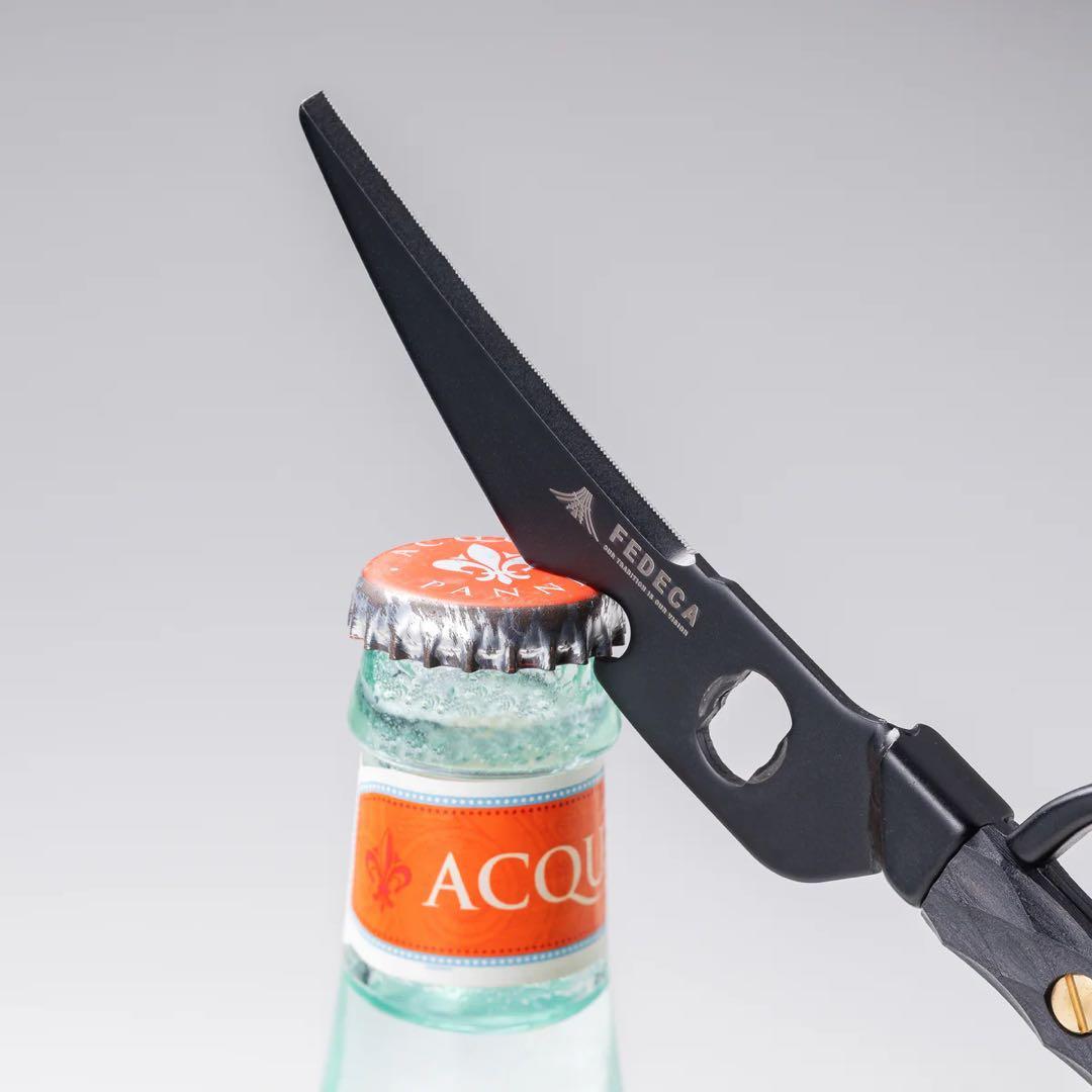 【即発送】【完売品】FEDECA フェデカ キッチンハサミ 名栗 ブラウン