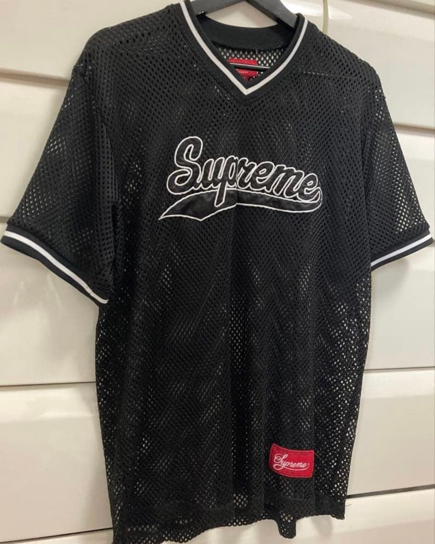 【なつこ】supreme ベースボール　メッシュtシャツ