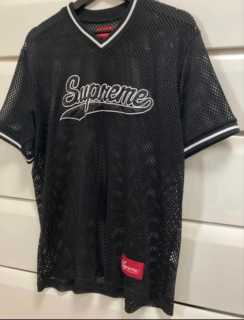 【なつこ】supreme ベースボール　メッシュtシャツ