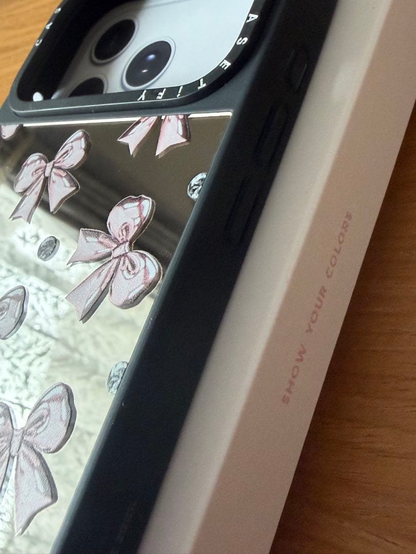 ケースティファイ　iPhone17promaxミラーケース