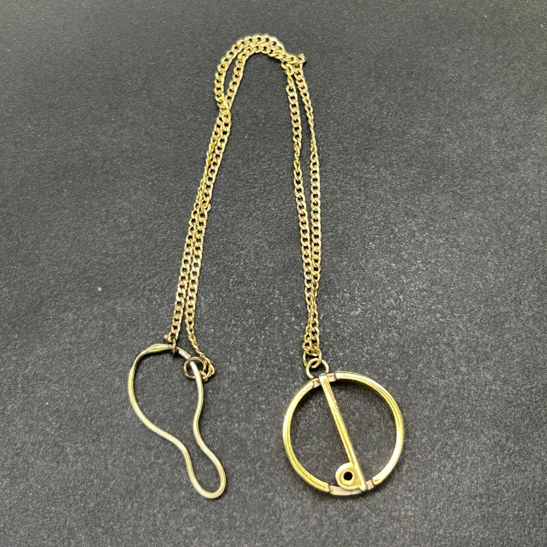 レア　銀製品　ダンヒル　スターリングシルバー　ゴールドピンチェーン・カフリンクス