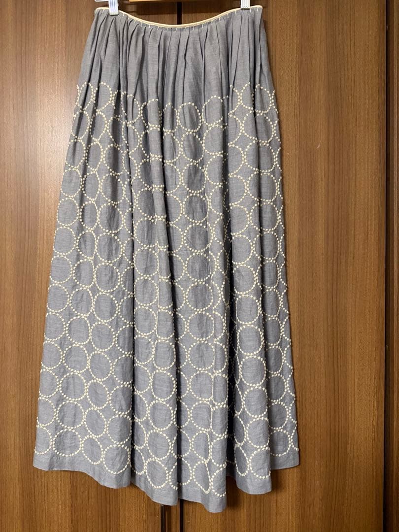 ミナペルホネン タンバリンロングスカート 36
