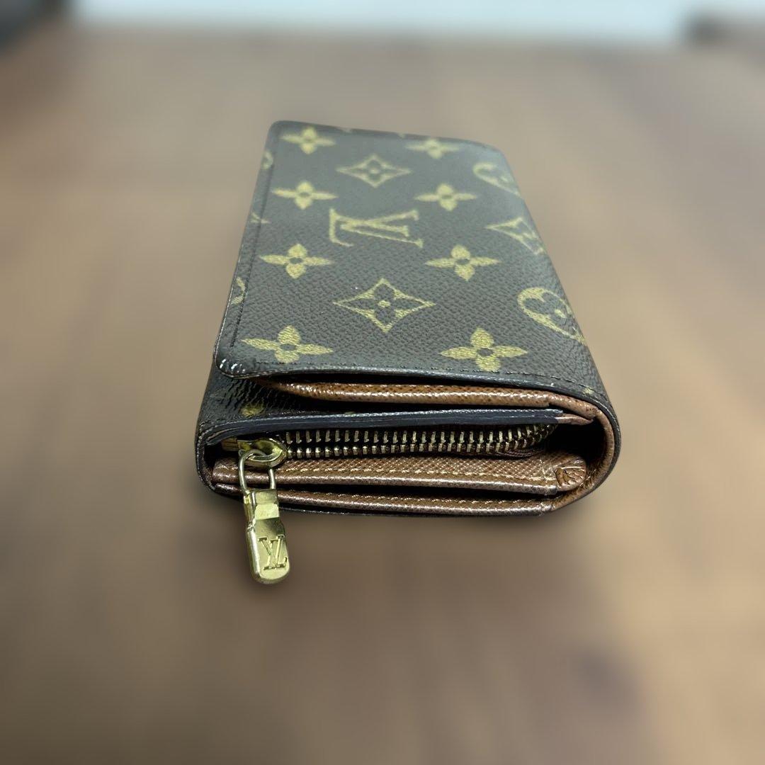 【美品】LOUIS VUITTON モノグラム 二つ折り財布